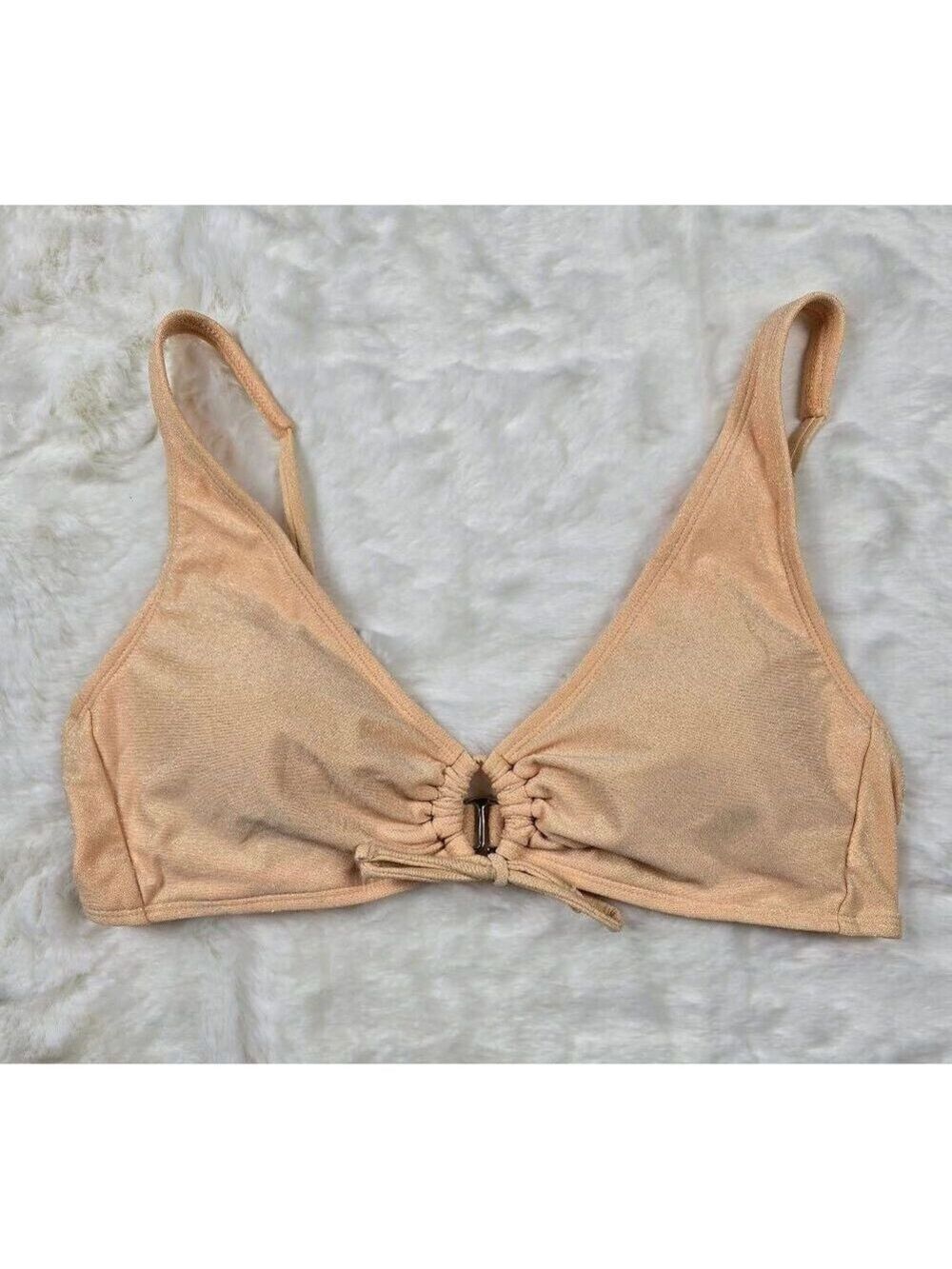 Shade & Shore Keyhole Triangle Bikini Top Medium